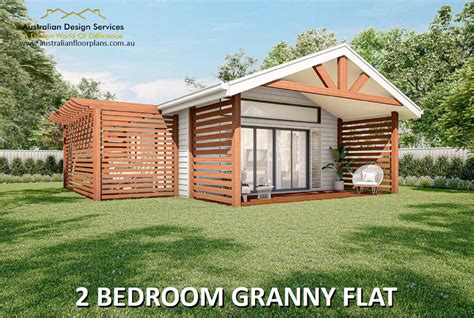 Country Cottage Cabin Granny Flat 2 Bed House Plans For Sale Under 700