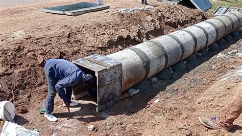 Pipe Culvert Construction Precast Concrete Rings Ring Culvert
