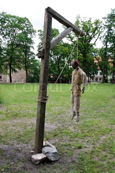 Hanged Man In Gallows Stock Photo Colourboxsexiz Pix