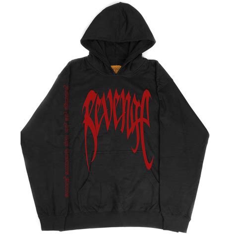 Revenge Xxxtentacion Revenge Kill Hoodie Blackred Grailed