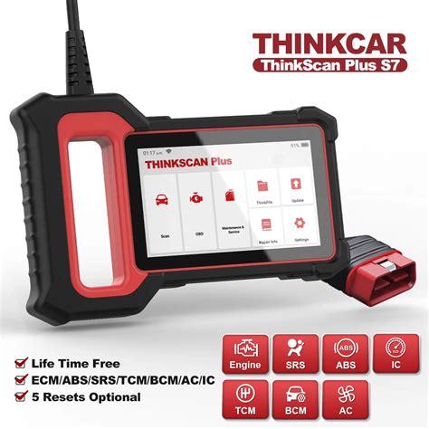 thinkcar thinkscan plus s2 s4 s7 scanner obd2 professional diagnostic tools dtc lookup 28 reset