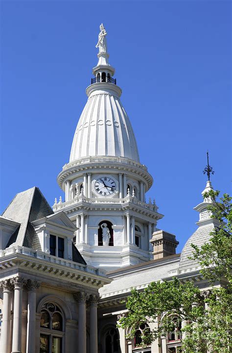 Tippecanoe County Courthouse In Lafayette Indiana 7292 Photograph By