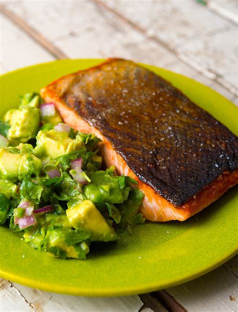 Salmon With Avocado Salsa Recipe