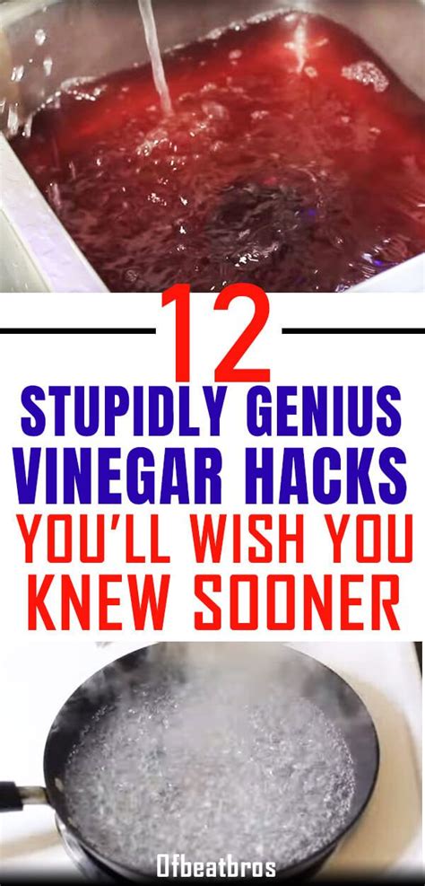 With So Many Amazing Uses And Home Hacks Vinegar Is One Of The Most