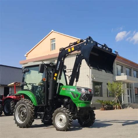 50hp 55hp 4wd Vineyard Cab Wheel Tractors With Front End Loader China