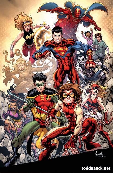 Young Justice Dc Comics Heroes And Villians Pinterest