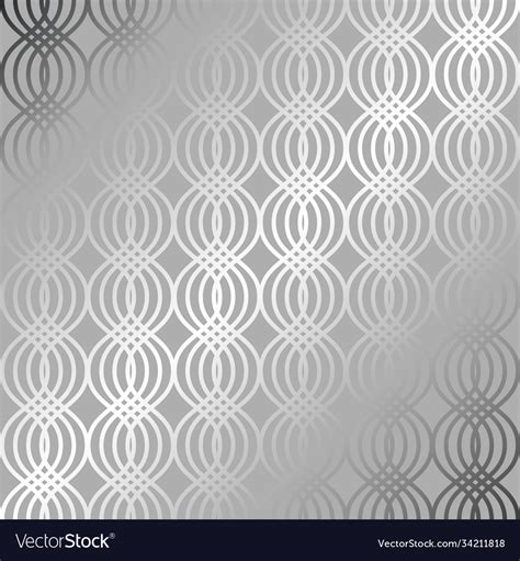 Decorative Silver Pattern Background Royalty Free Vector