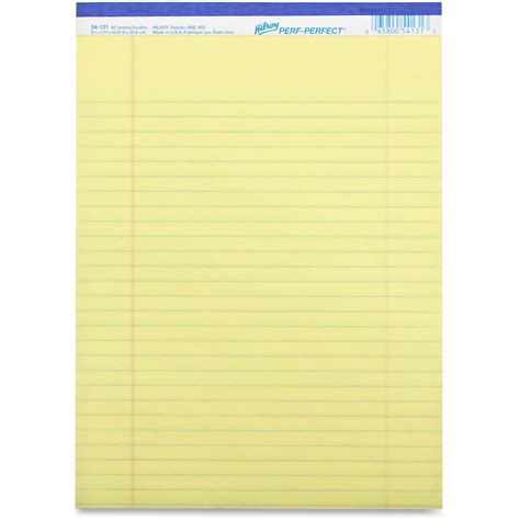 Hilroy Micro Perforated Bussiness Notepad Madill The Office Company
