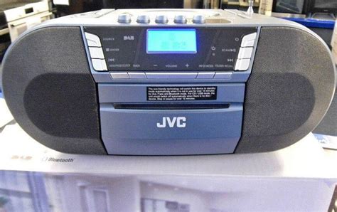 Jvc Boombox Bluetooth Dab Radio Usb Cd Cassette Player Portable In