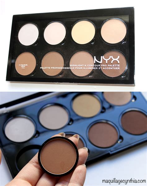 Highlight And Contour Pro Palette Nyx Maquillage Cynthia