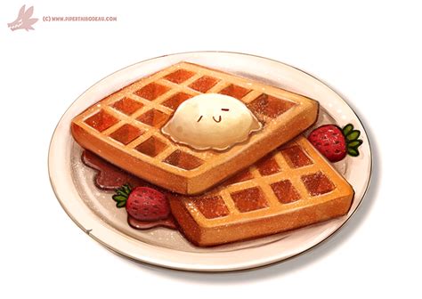 Daily Paint 1111 Waffles By Cryptid Creations On Deviantart