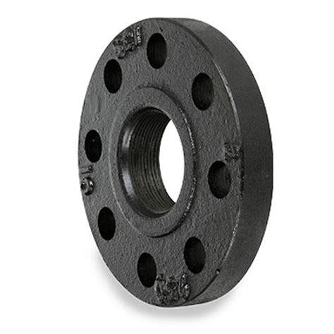 Pipe Flanges 6 250 Lb Cast Iron Black Threaded Companion Flanges For