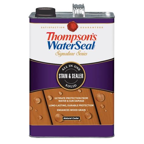 Thompsons Waterseal Pre Tinted Natural Cedar Solid Exterior Wood Stain