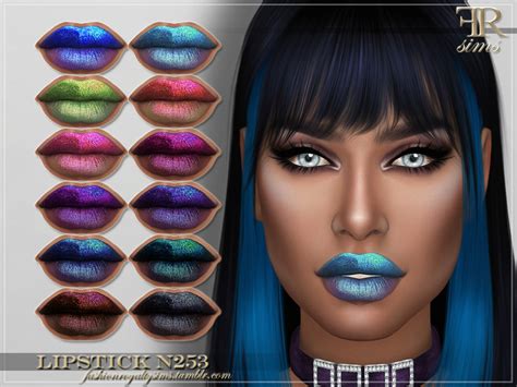 Frs Lipstick N253 By Fashionroyaltysims At Tsr Sims 4 Updates