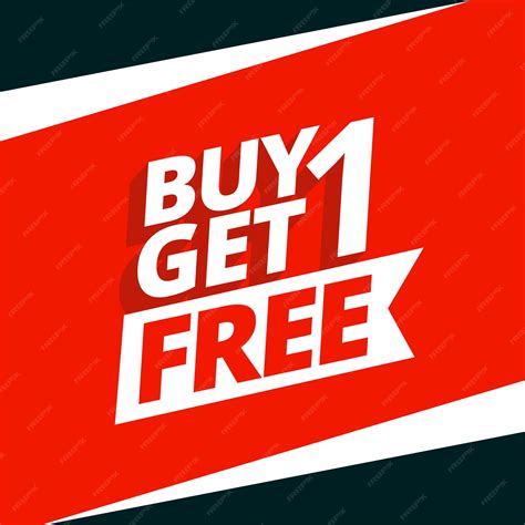 Free Vector Buy One Get One Free Sale Background Design