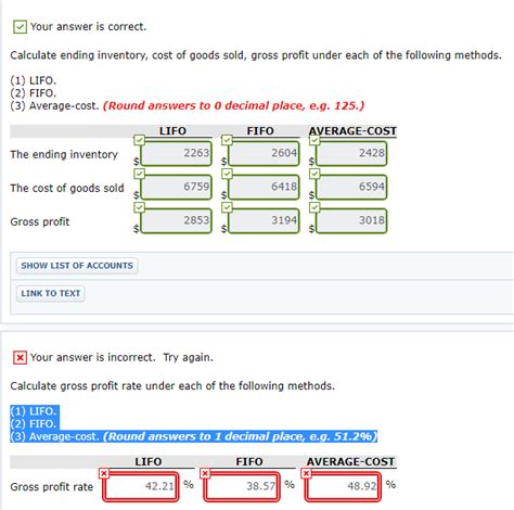 This is the simple formula for gross profit: Solved: Calculate Gross Profit Rate Under Each Of The Foll ...