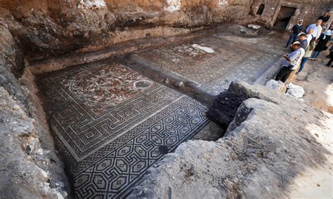 Researchers Unearth ‘rare Roman Mosaic With Amazon Warriors And