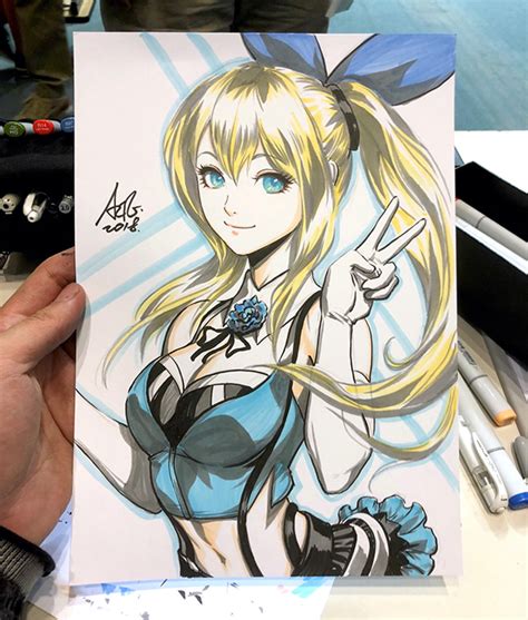 Stanley Artgerm Lau Sketches 2018 Arte Copic Copic Art Anime