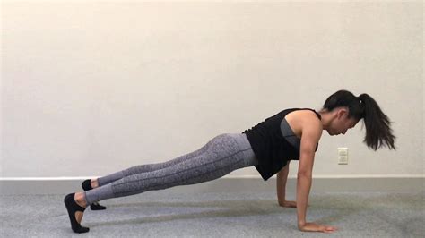 Core And Upper Body Workout Plank To Downward Dog Taps Youtube