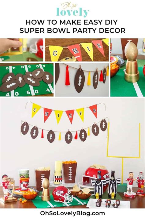 Diy Superbowl Party Decor — Easy And Affordable Ideas For Your Party