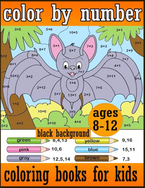 Color By Number Coloring Book For Kids Ages 8 12 Color By Numbers