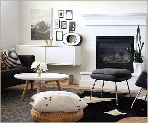 White And Black Living Room Decor Ideas Living Room Home Design