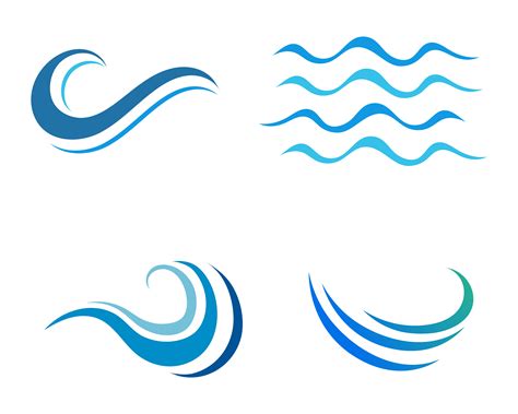 Water Wave Icon Vector 586603 Vector Art At Vecteezy