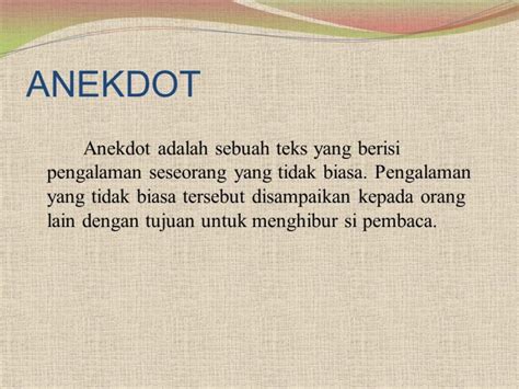 √1001 Contoh Teks Anekdot Populer Lucu dan Pengertian Strukturnya