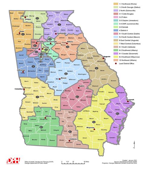 Public Health Districts Georgia Department Of Public Health