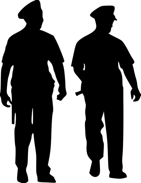 Police Officer Silhouette Png Transparent