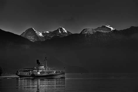 Wallpaper Mountains Sea Bay Night Lake Reflection Vehicle