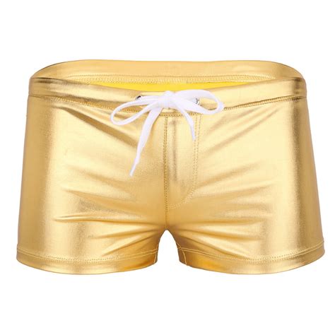 Uk Men S Underpants Shiny Metallic Boxers Shorts Underwear Rave Party