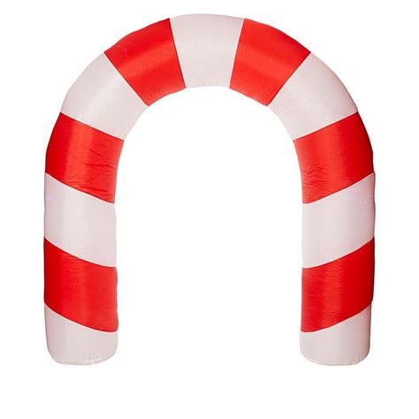 Winter Lane 8 Candy Cane Arch Wprojection Christmas Inflatable Décor