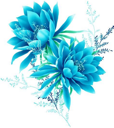 300+ vectors, stock photos & psd files. Blue Flower Pixel - Blue flowers effect element png ...
