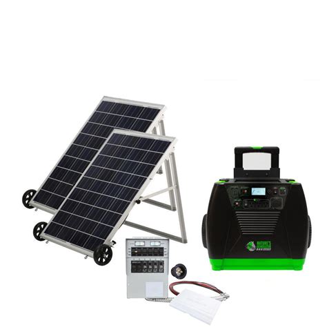 Natures Generator 3600 Watt Electric Start Solar Powered Portable