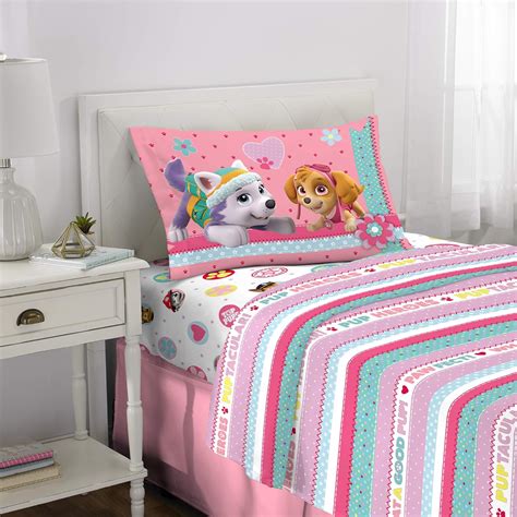 Best Paw Patrol Girls Twin Bedding Set With Comforter U Life