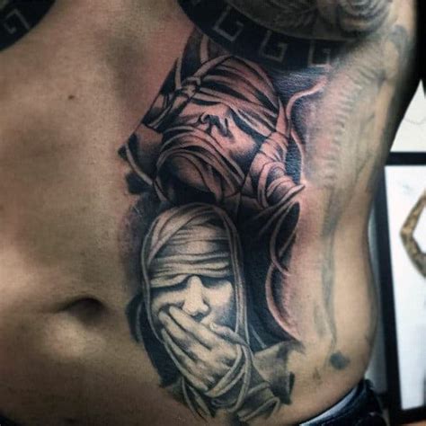 I say better because stomach tattoos are less painful compared to the rest of the parts of your body. Top 100 Best Stomach Tattoos For Men - Masculine Ideas