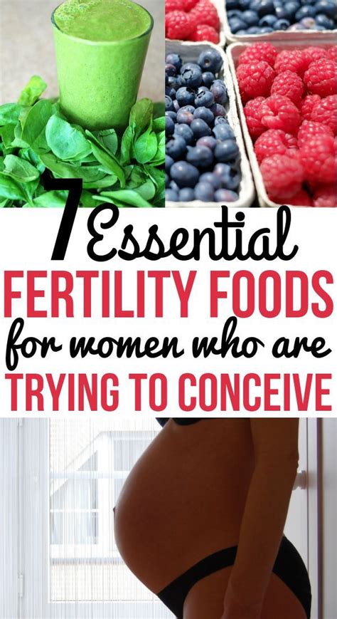 Ovulation is the best time to get pregnant. 7 Best Foods To Increase Fertility For Getting Pregnant ...