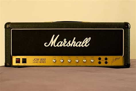Marshall Jcm 800 1987 50 Watt Head 1981 Black Reverb Canada