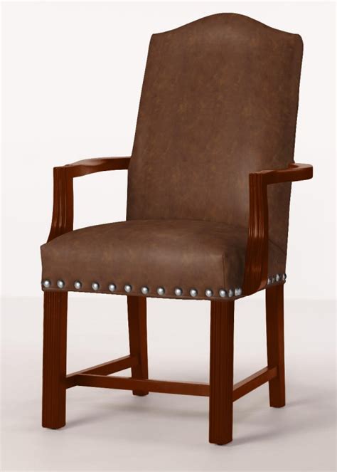 Free delivery and returns on ebay plus items for plus members. Arlington Arm Chair - Leather Dining Chair with Finished ...