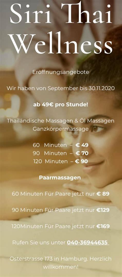 If you think a 30 minute workout is the perfect amount of time to exercise, you're not alone. Siri Thai Wellness - 34 Photos - Massage Therapist - Osterstraße 173, 20255 Hamburg, Germany