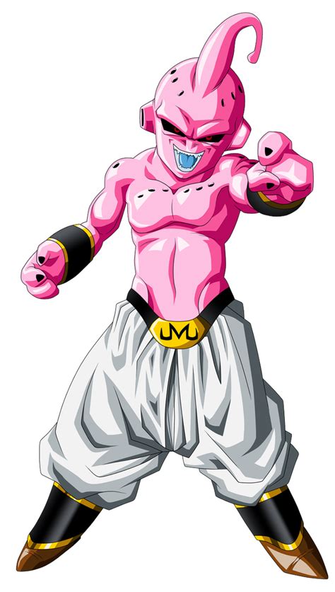 Dbcu Kid Buu V2 Render By Cdzdbzgoku On Deviantart Dragon Ball Tattoo