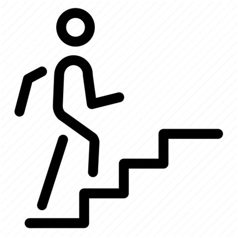 Direction Step Steps Up Upstairs Icon