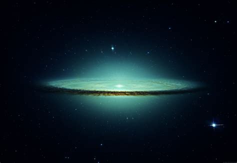 Universe Artwork Space Galaxy Sombrero Galaxy Hd Wallpaper
