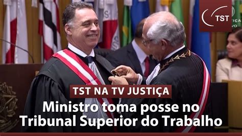 Ratificada A Posse Do Ministro Evandro Pereira Valadão Lopes No Tst Youtube