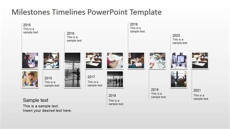 Milestones Timeline Powerpoint Template Slidemodel Timeline Design