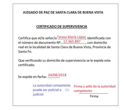 Certificado De Supervivencia Consulta Tu Certificado De Supervivencia