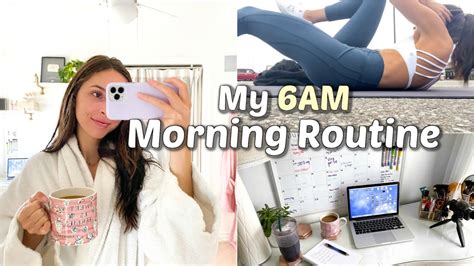 My 6am Summer Morning Routine Healthy And Productive Youtube