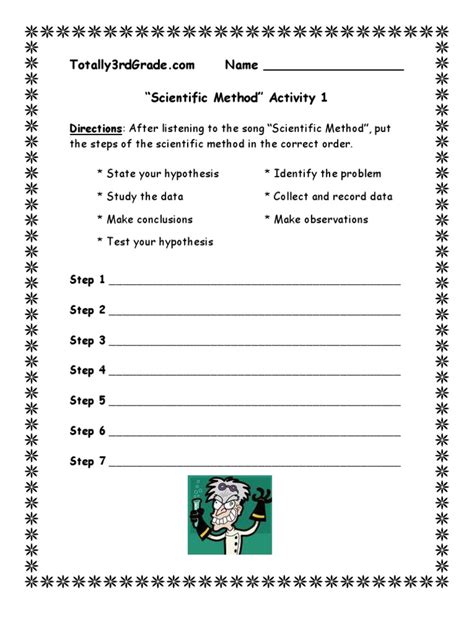 Science worksheets for grade 2. 3rd Grade | Scientific Method Worksheet