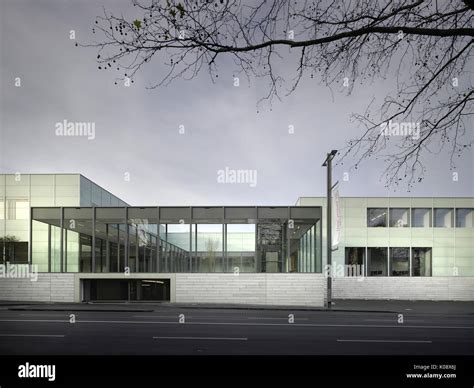 Elevation With Glazed Corridor Museum Folkwang Essen Germany